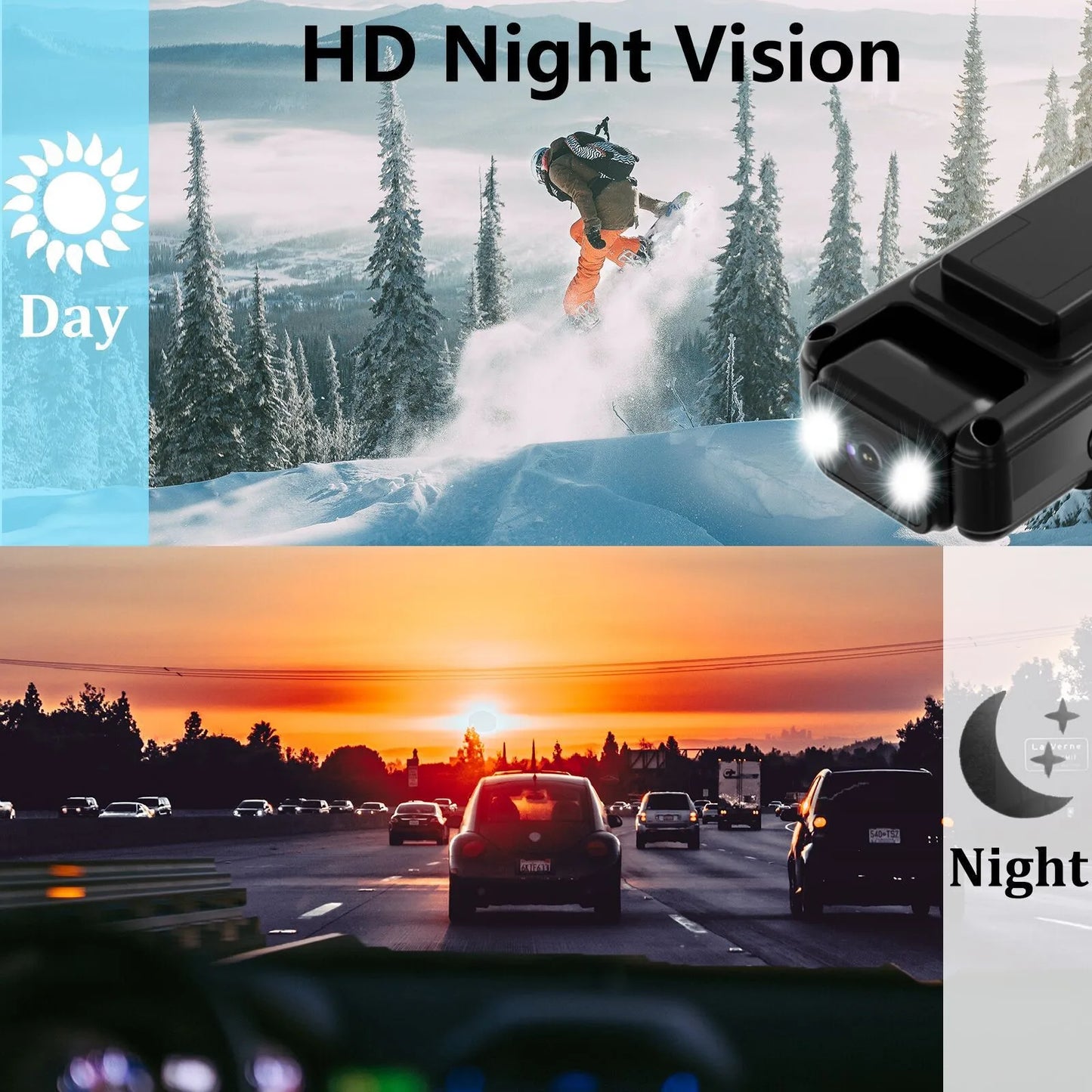 Mini Camera 1080P Portable Digital Video Recorder Worn Police Small Body Cam Night Vision DV Miniature Camcorde