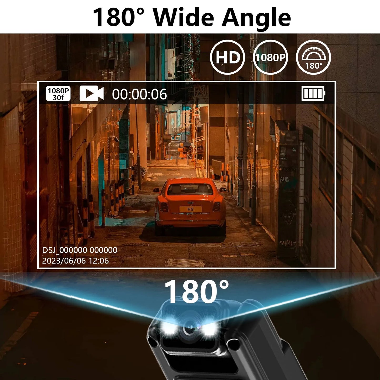 Mini Camera 1080P Portable Digital Video Recorder Worn Police Small Body Cam Night Vision DV Miniature Camcorde