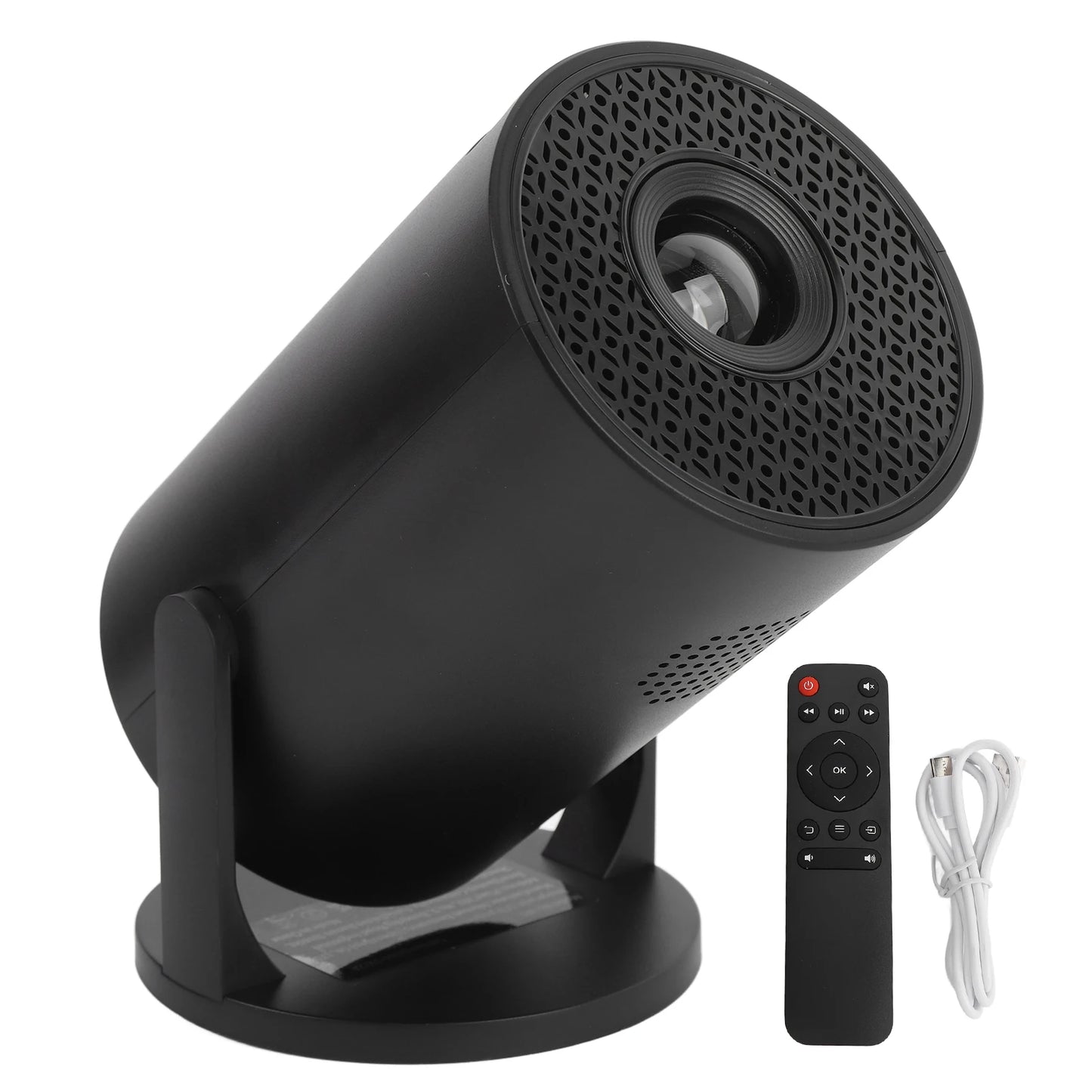 Portable Projector Wireless Fidelity 1080P 270 Degree Adjustable USB TV Sticks Video Movie Projector for Android Laptop PC Phone